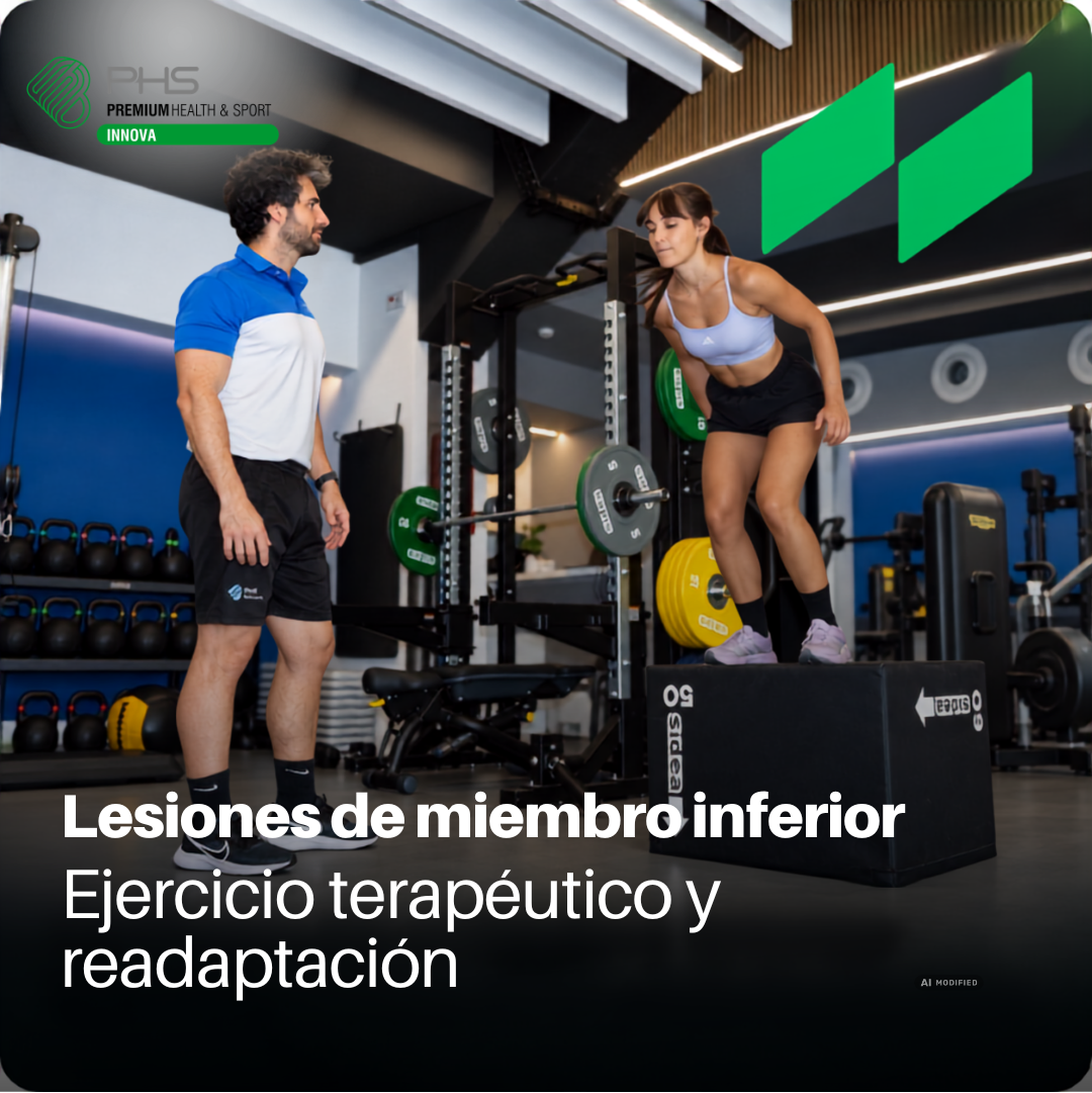 Curso de readaptación de la fuerza, tren inferior