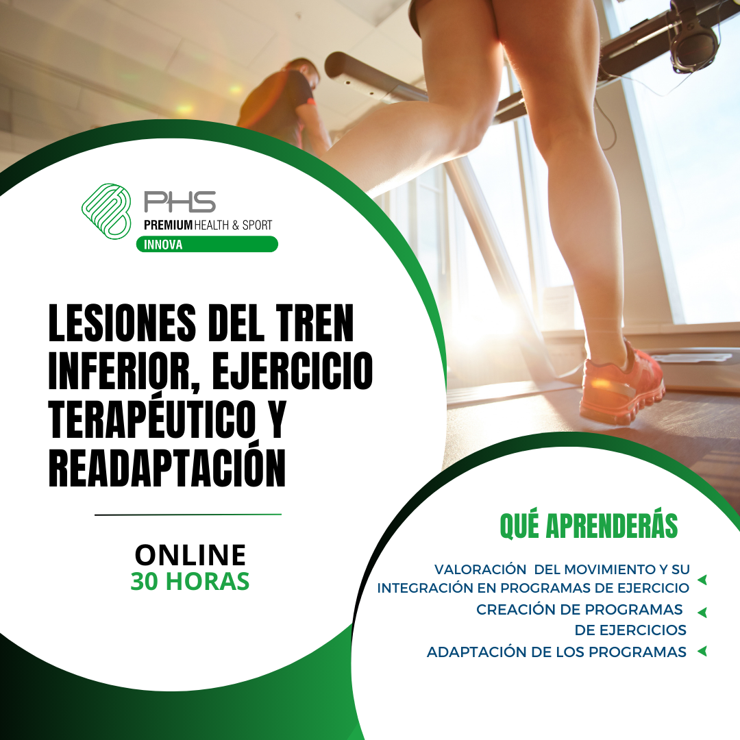 Curso de readaptación de la fuerza, tren inferior