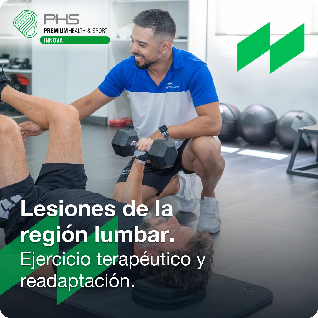 Curso en lesiones región lumbar: ejercicio terapéutico y readaptación