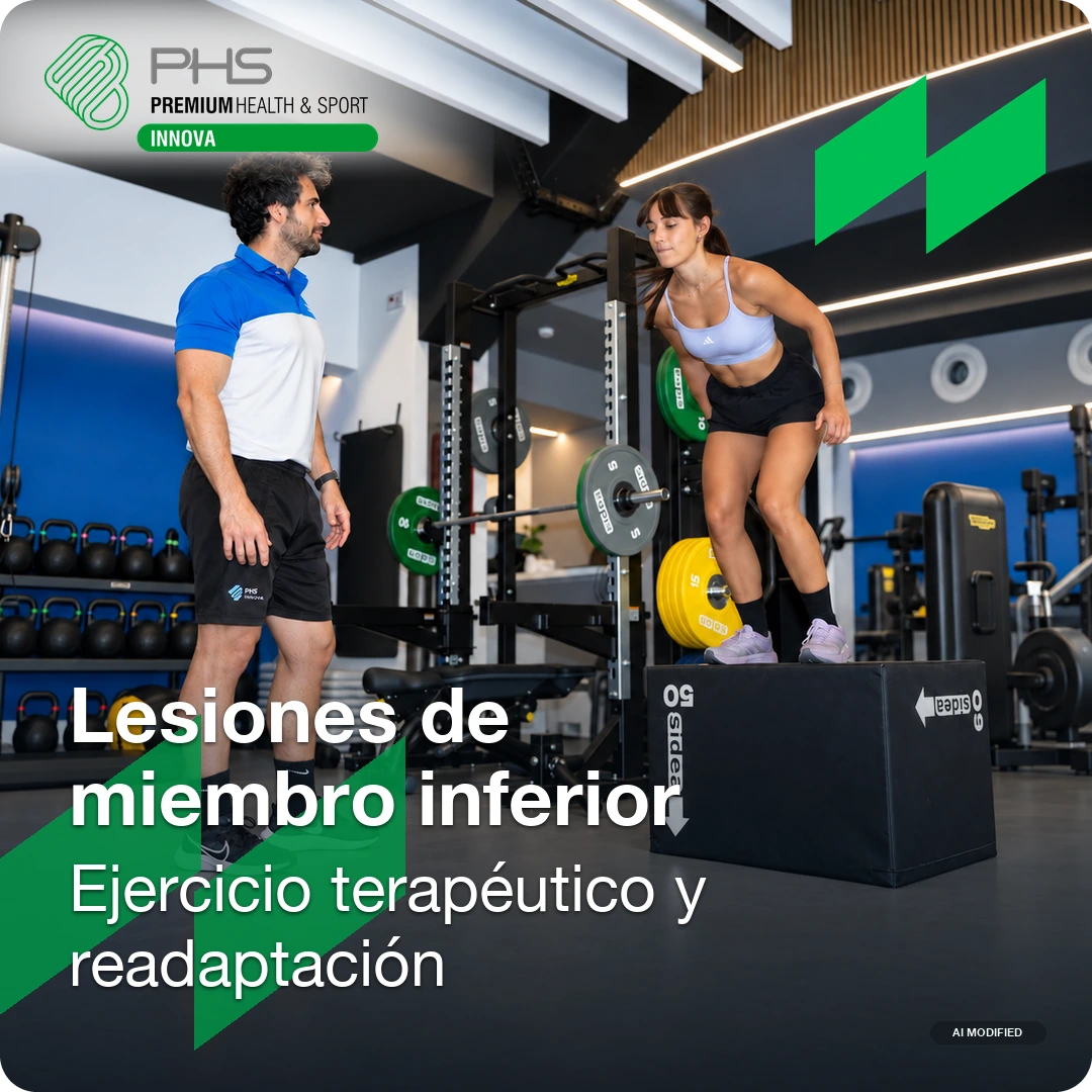 Curso de readaptación de la fuerza, tren inferior